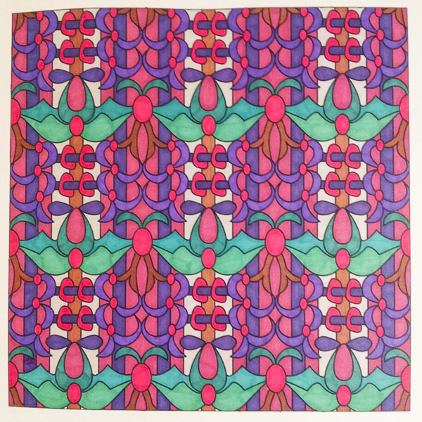 Colored by Stacey Walter - from Whimsy (Angie's Patterns Volume 2)