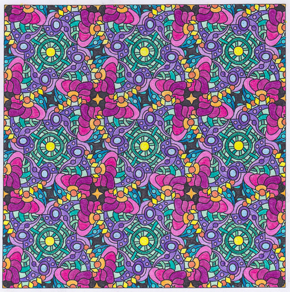 Colored by Sue Cooper - from Bling (Angie's Patterns Volume 11)