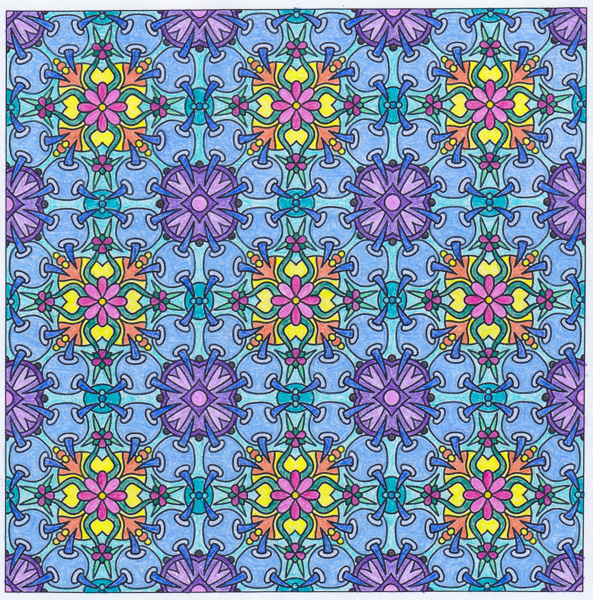 Colored by Sue Cooper - from Bling (Angie's Patterns Volume 11)
