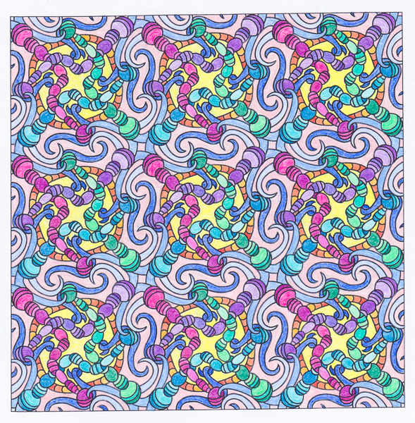 Colored by Sue Cooper - from Bling (Angie's Patterns Volume 11)