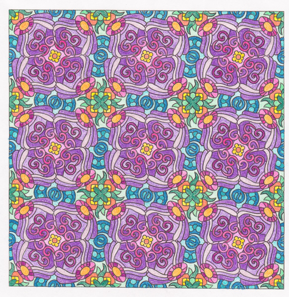 Colored by Sue Cooper - from Classy (Angie's Patterns Volume 13)