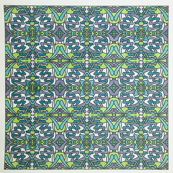 Colored by Tara Bialek - from Peppy (Angie's Patterns Volume 12)