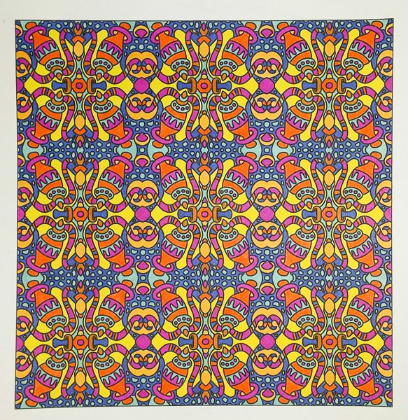 Colored by Tara Bialek - from Peppy (Angie's Patterns Volume 12)