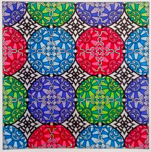 Colored by Annette DeJong - from Bling (Angie's Patterns Volume 11)