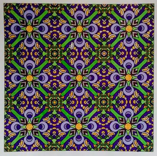 Colored by Annette DeJong - from Bling (Angie's Patterns Volume 11)
