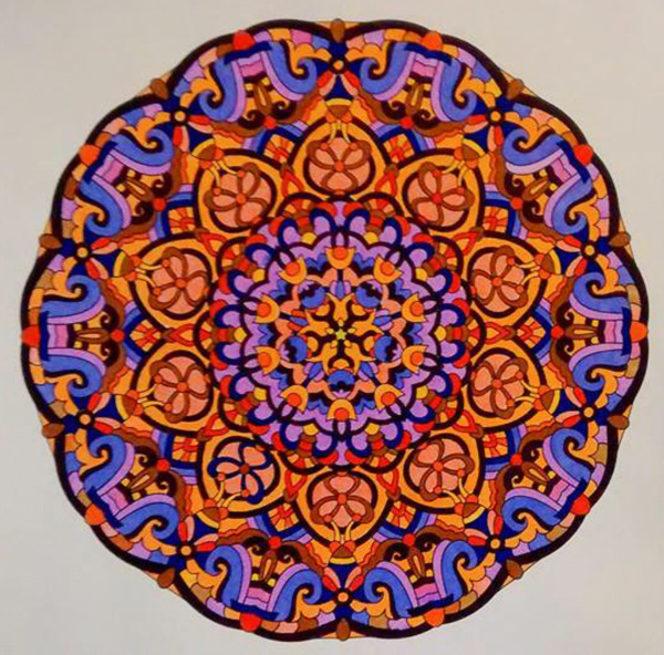 Colored by Annette DeJong - from Cool (Angie's Extreme Coloring Books Volume 2)