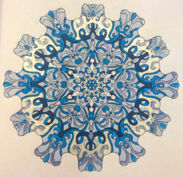 Colored by Cozette Morstein - from Cool (Angie's Extreme Coloring Books Volume 2)