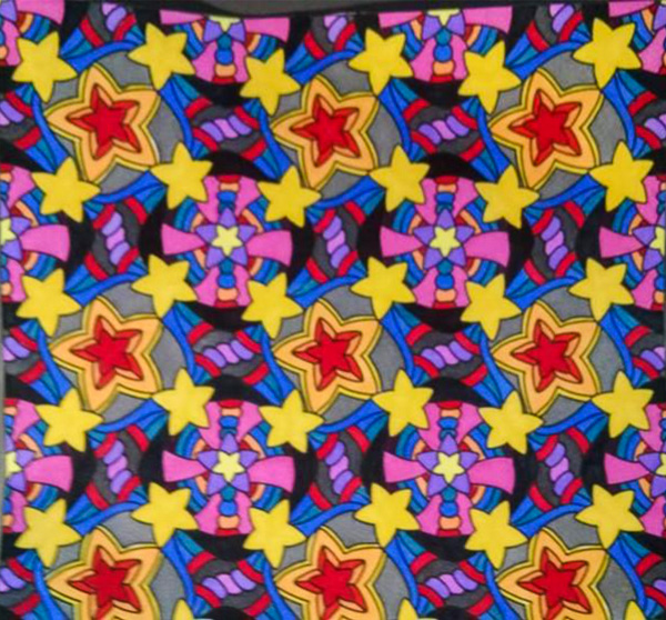 Colored by Delia Baker - from Spiffy (Angie's Patterns Volume 5)