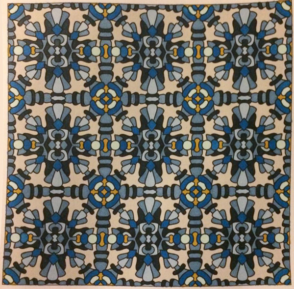 Colored by Jackie Posey - from Spiffy (Angie's Patterns Volume 5)