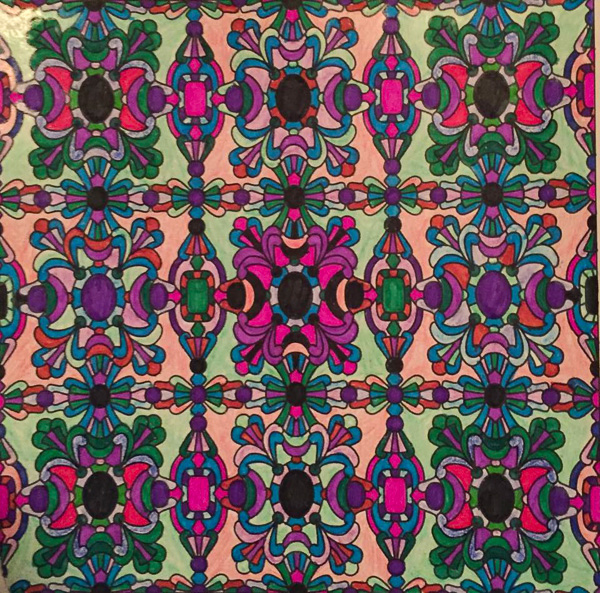 Colored by Kat DeWees - from Baubles (Angie's Patterns Volume 4)