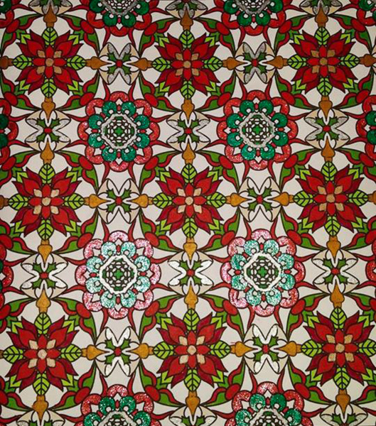Colored by Lorraine Allen - from Flowers (Angie's Patterns Volume 8)