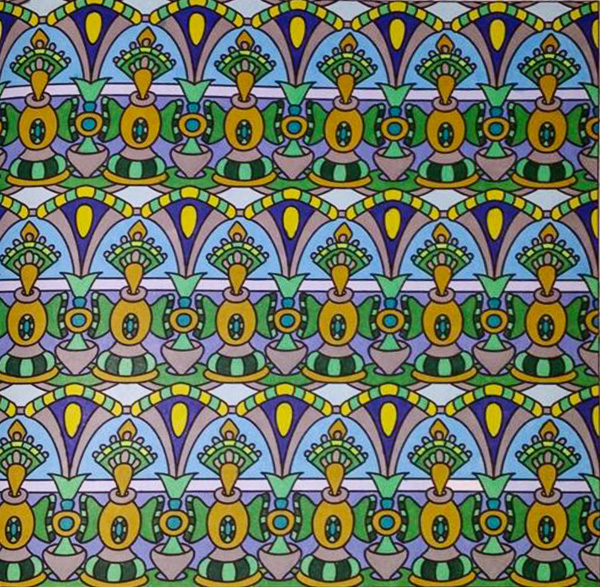 Colored by Lorraine Allen - from Nifty (Angie's Patterns Volume 10)