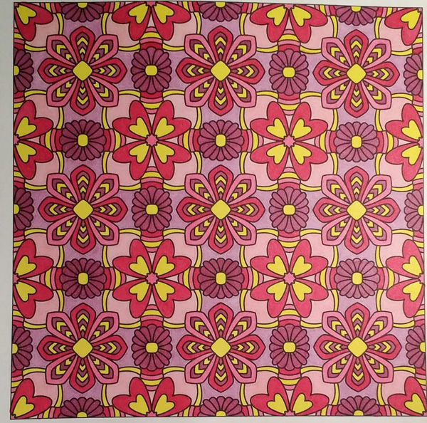 Colored by Melissa Adamek-Dean - from Flowers (Angie's Patterns Volume 8)