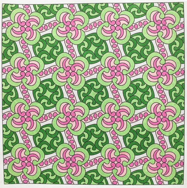 Colored by Melissa Evans - from Whimsy (Angie's Patterns Volume 2)