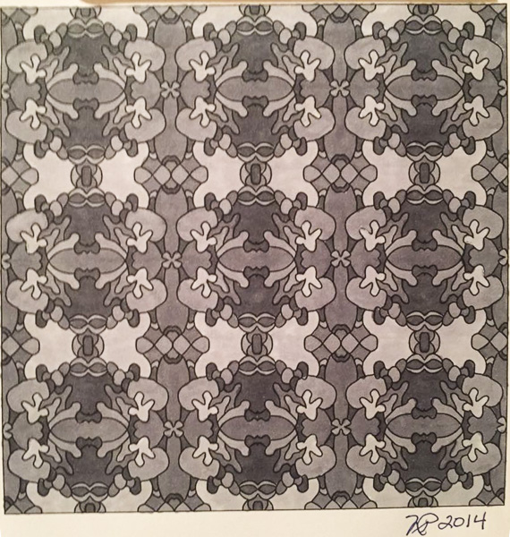 Colored by Nancy Posey - from Snazzy (Angie's Patterns Volume 3)
