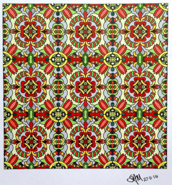 Colored by Shazzie Morgan - from Classy (Angie's Patterns Volume 13)