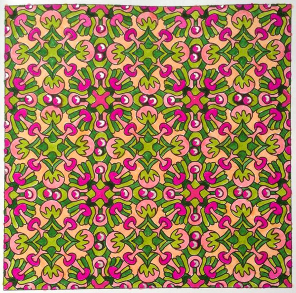Colored by Shazzie Morgan - from Snazzy (Angie's Patterns Volume 3)