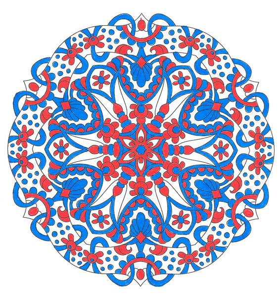 Colored by Shirley Escher - from Cool (Angie's Extreme Coloring Books Volume 2)