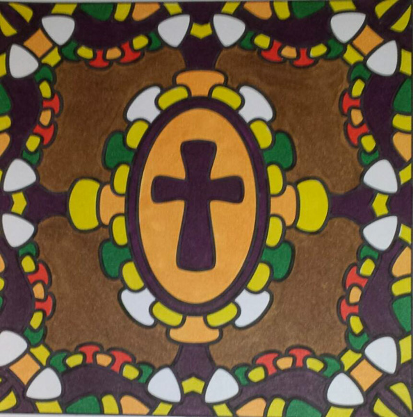 Colored by Shyla Jannusch - from More Faith (For Crayons And Wide Tipped Markers)