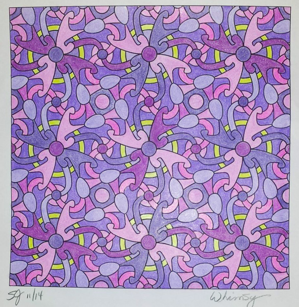 Colored by Shyla Jannusch - from Whimsy (Angie's Patterns Volume 2)