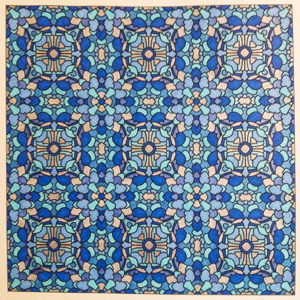 Colored by Stacey Walter - from Doodles (Angie's Patterns Volume 7)