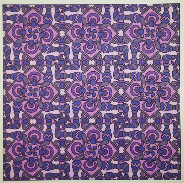 Colored by Tara Bialek - from Doodles (Angie's Patterns Volume 7)