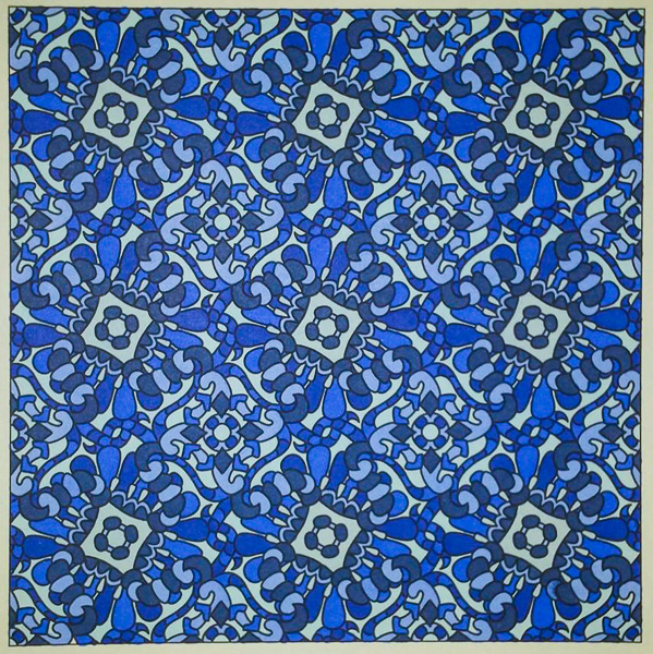 Colored by Tara Bialek - from Doodles (Angie's Patterns Volume 7)