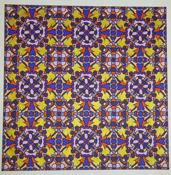 Colored by Tara Bialek - from Doodles (Angie's Patterns Volume 7)