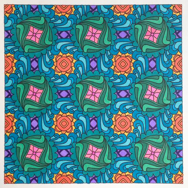 Colored by Amy Wilson-Fontenot - from Bling (Angie's Patterns Volume 11)
