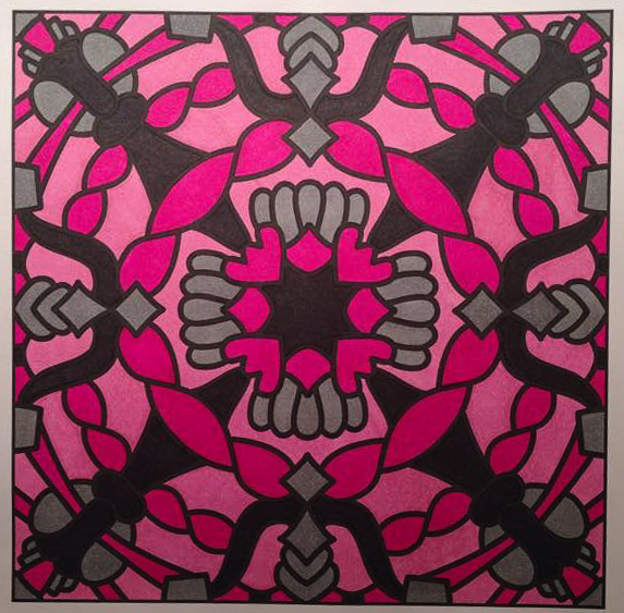 Colored by Amy Wilson-Fontenot - from More Doodles (For Crayons And Wide Tipped Markers)