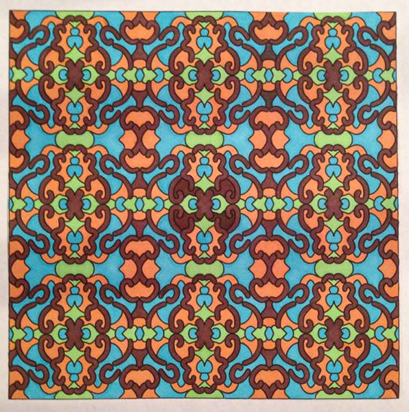 Colored by Amy Wilson-Fontenot - from Snazzy (Angie's Patterns Volume 3)