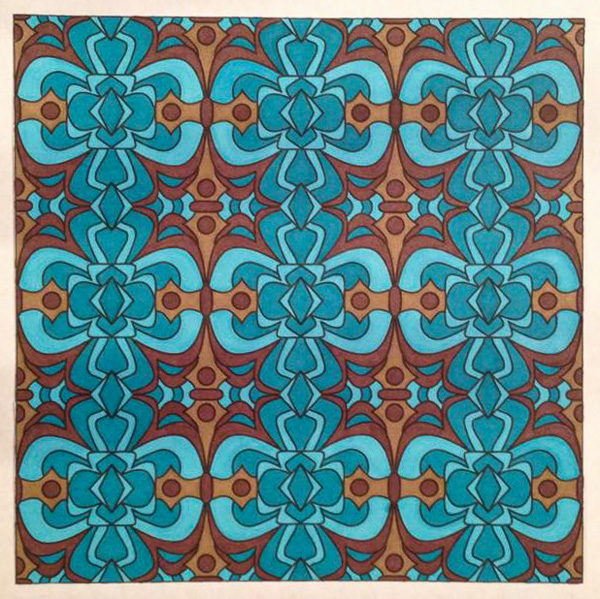 Colored by Amy Wilson-Fontenot - from Whimsy (Angie's Patterns Volume 2)