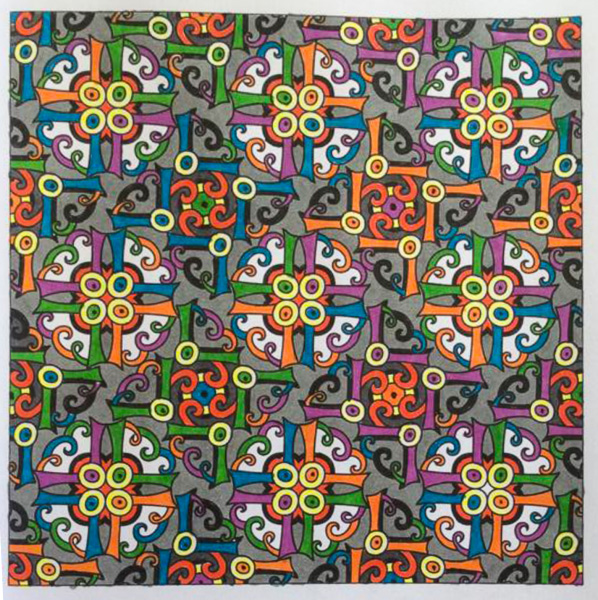 Colored by Cozette Morstein - from Pizzazz (Angie's Patterns Volume 9)