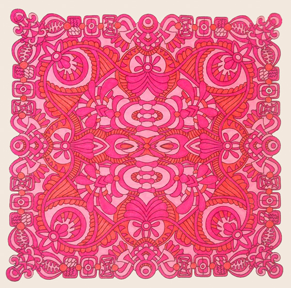 Colored by Erin Langbein - from Wow (Angie's Extreme Coloring Books Volume 1)