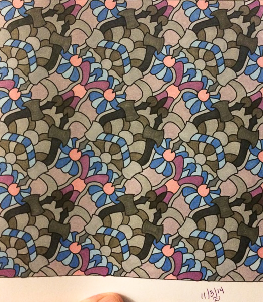 Colored by Jackie Posey - from Spiffy (Angie's Patterns Volume 5)