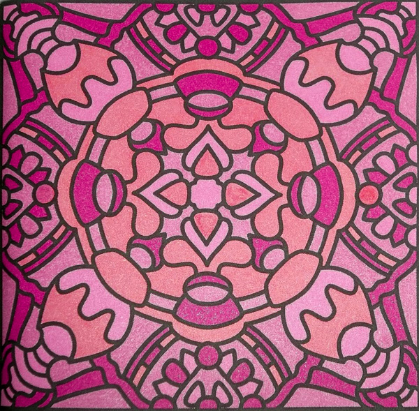 Colored by Jennie Dorsett - from More Doodles (A Coloring Journal)