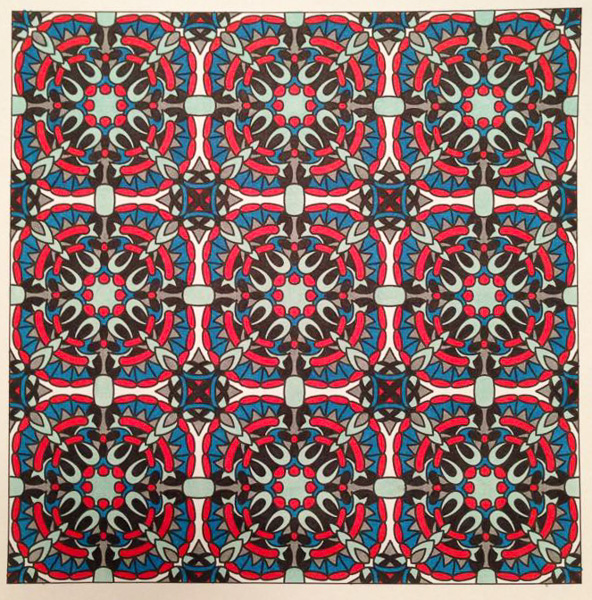 Colored by Joley Fontenot - from Bling (Angie's Patterns Volume 11)