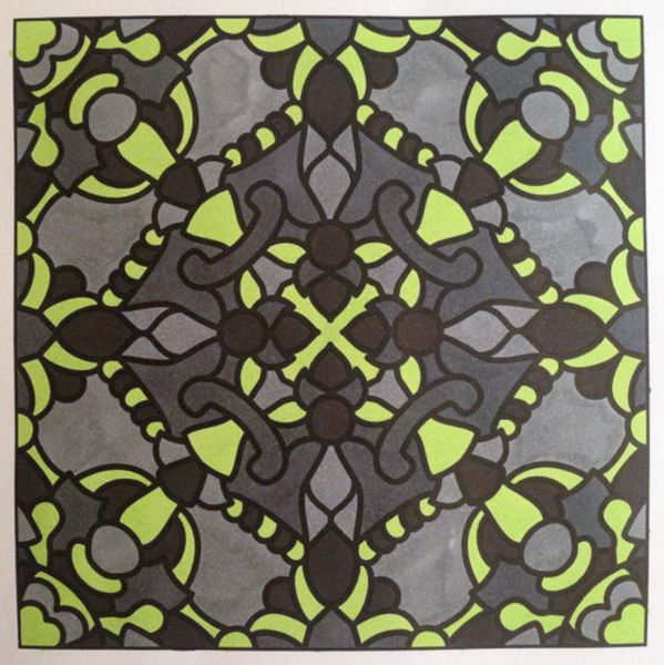 Colored by Kameron Dauzat - from More Doodles (For Crayons And Wide Tipped Markers)