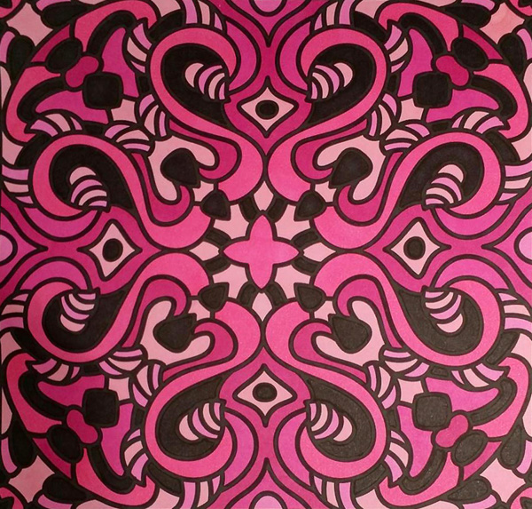 Colored by Lauren Adamek-Dean - from Classy (For Crayons And Wide Tipped Markers)