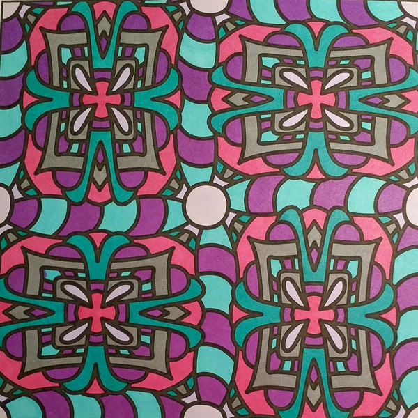 Colored by Lauren Adamek-Dean - from Classy (For Crayons And Wide Tipped Markers)