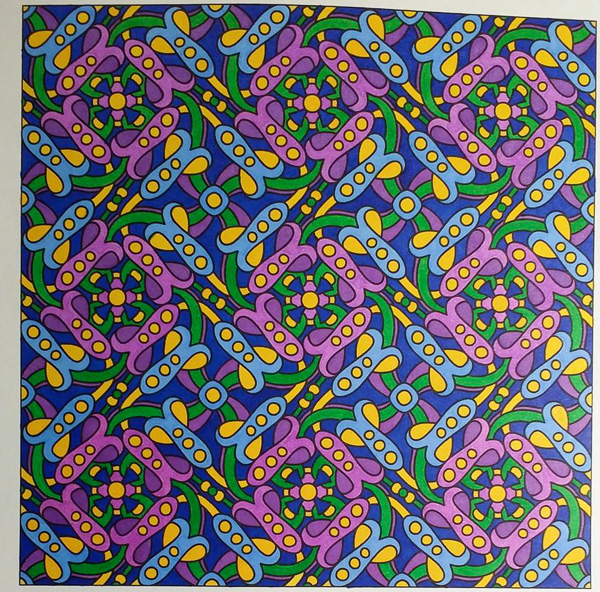 Colored by Melissa Adamek-Dean - from Nifty (Angie's Patterns Volume 10)