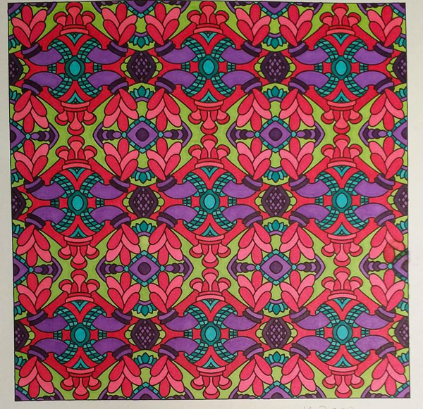 Colored by Melissa Adamek-Dean - from Nifty (Angie's Patterns Volume 10)