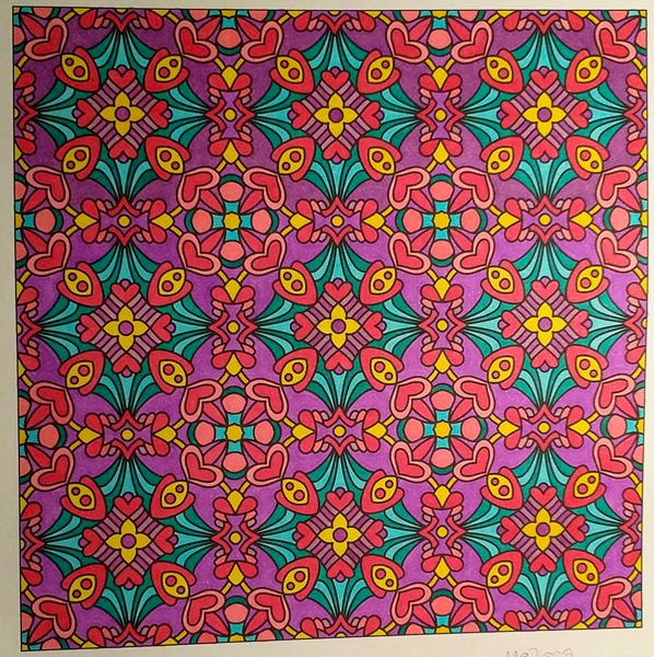 Colored by Melissa Adamek-Dean - from Nifty (Angie's Patterns Volume 10)