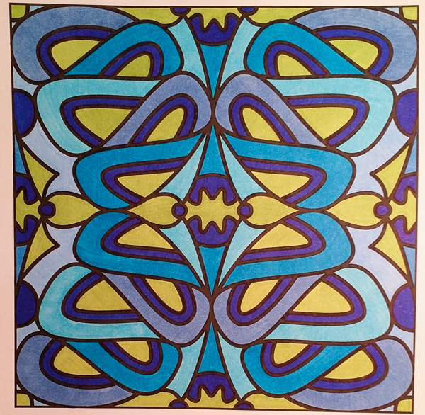 Colored by Melissa Adamek-Dean - from Nifty (For Crayons And Wide Tipped Markers)