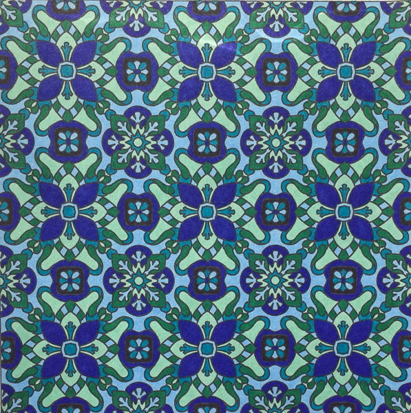 Colored by Melissa Evans - from Flowers (Angie's Patterns Volume 8)