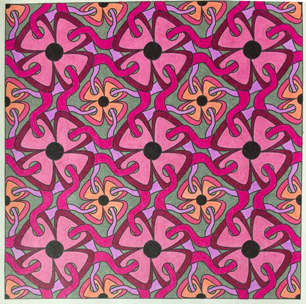 Colored by Melissa Evans - from Whimsy (Angie's Patterns Volume 2)