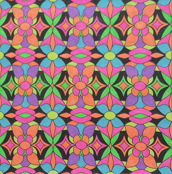 Colored by Shyla Jannusch - from Whimsy (Angie's Patterns Volume 2)