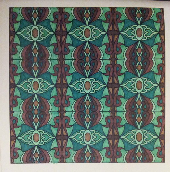 Colored by Stacey Walter - from Doodles (Angie's Patterns Volume 7)