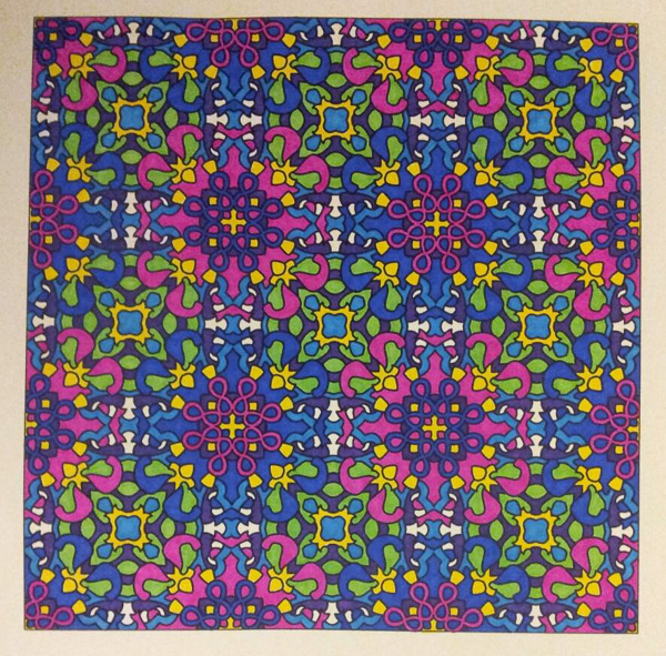 Colored by Stacey Walter - from Doodles (Angie's Patterns Volume 7)