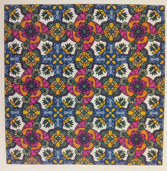 Colored by Stacey Walter - from Doodles (Angie's Patterns Volume 7)